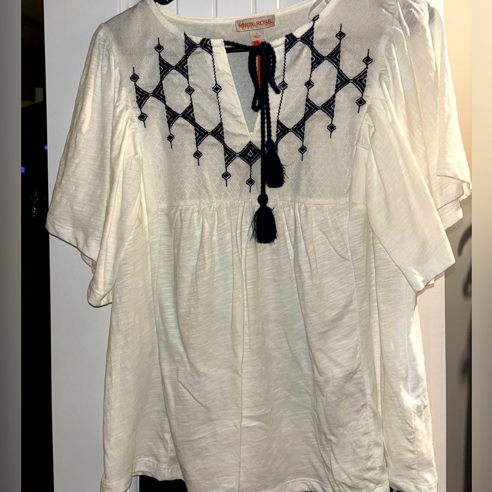 Knox Rose Bohemian style top, new with tags